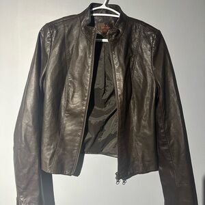 Vintage Danier Leather Jacket, Size Small